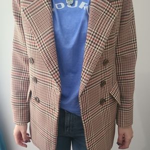 New plaid blazer